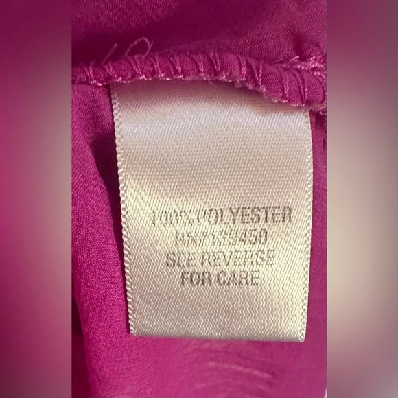 Apt 9 Fuchsia Colored Blouse Size 0x - Picture 7 of 7